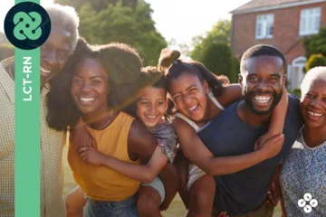 Photograph of multi-generational family