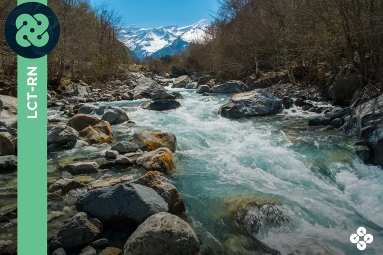 A rushing river