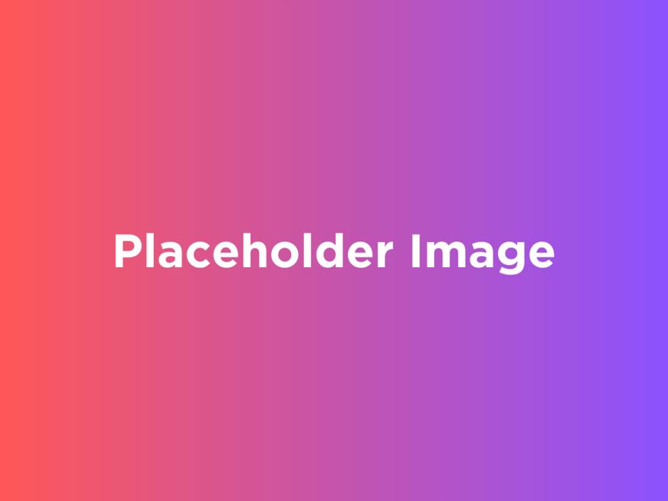Pink to purple left to right gradient, with text "Placeholder Image" center aligned in white in the center of the image